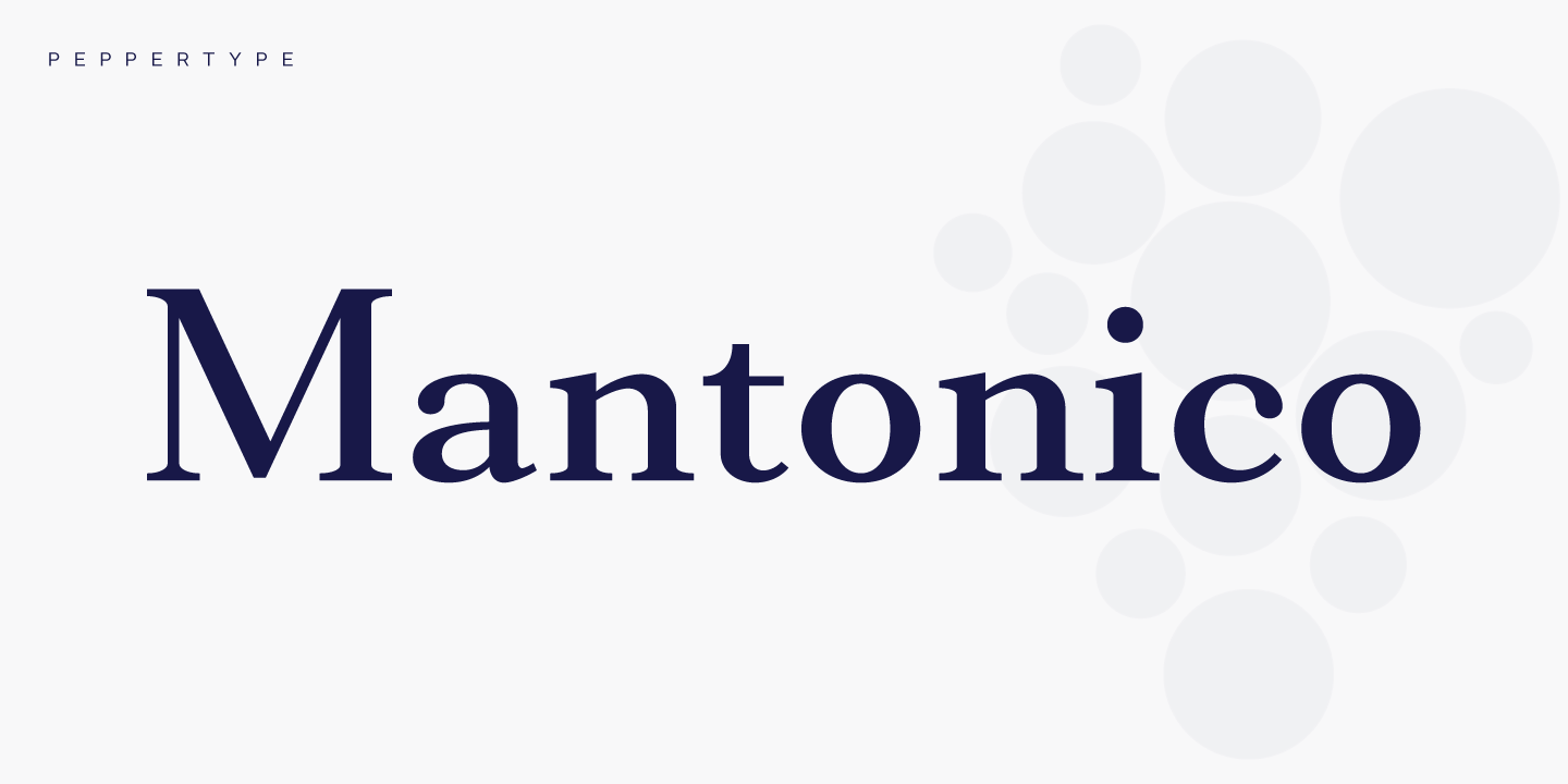 Mantonico Font
